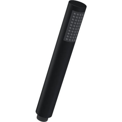 Easyclean Round Single Function Shower Handset - Matt Black