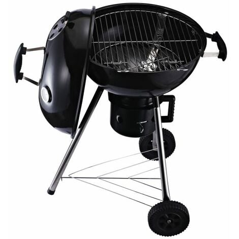 sal mar Barbecue Carbonella Carbone Portatile Legna BBQ Coperchio Griglia  Ghisa Pedro 45