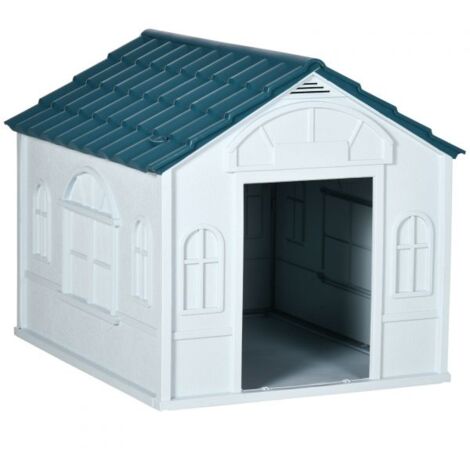 EASYCOMFORT Cuccia per Cani di Taglia Media e Grande max 30kg in PP Impermeabile, 84.2x98.2x82 cm, Blu