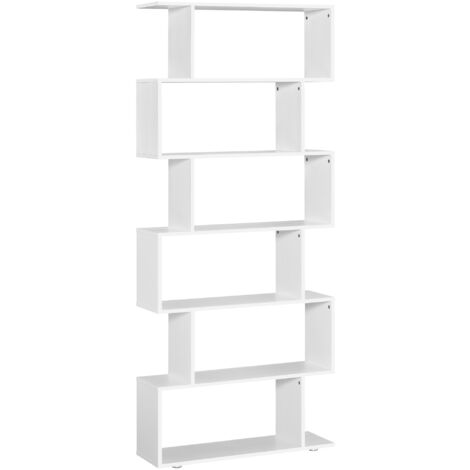 easycomfort libreria di design mobili ufficio scaffale in legno 80x24x191cm bianco