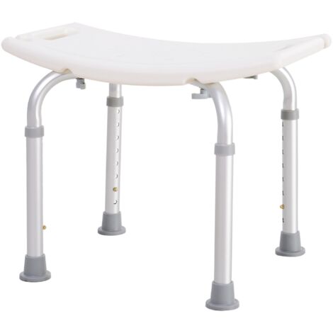 easycomfort sgabello sedile sedia per doccia bagno, antiscivolo, altezza regolabile