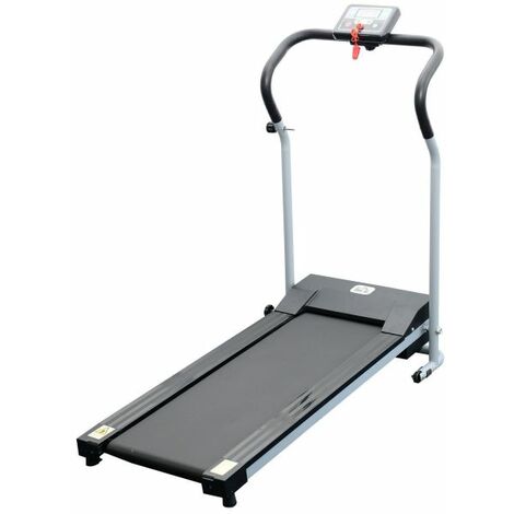 EASYCOMFORT Tapis Roulant Elettrico e Pieghevole con Schermo LCD e 2 Ruote per Allenamento a Casa o in Ufficio, Motore 500W Velocità 10km/h