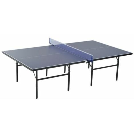 EASY COMFORT EASYCOMFORT Tavolo da Ping Pong Pieghevole in Legno MDF e Acciaio per Interni, 152.5 x 274 x 76cm