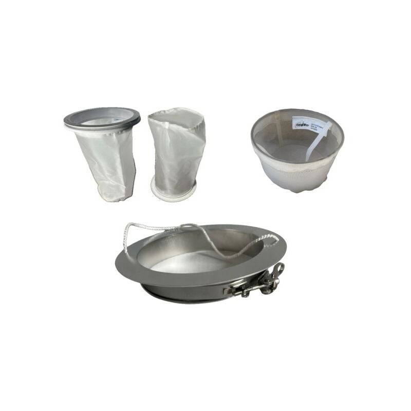 1 poche facile à nettoyer + 1 Bague de maintien Inox + 1 Pannier skimmer Préfiltre compatible desjoyaux