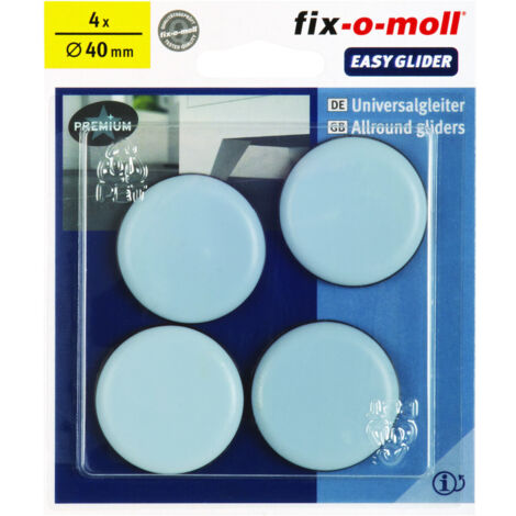 EASYGLIDER massiv kleb. grau 40mm Inh.4 St.