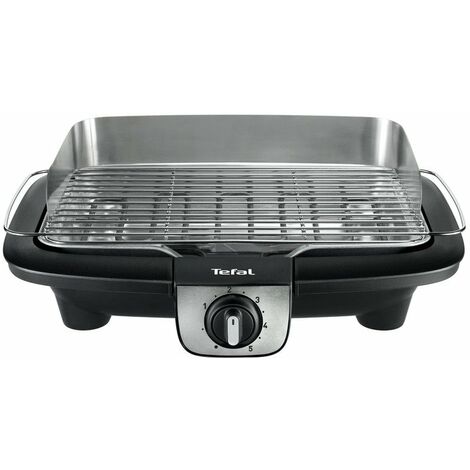 Tristar BQ-2824 BBQ Barbecue Elettrico da Tavolo 2000 W Nero Bistecchiera  Grill