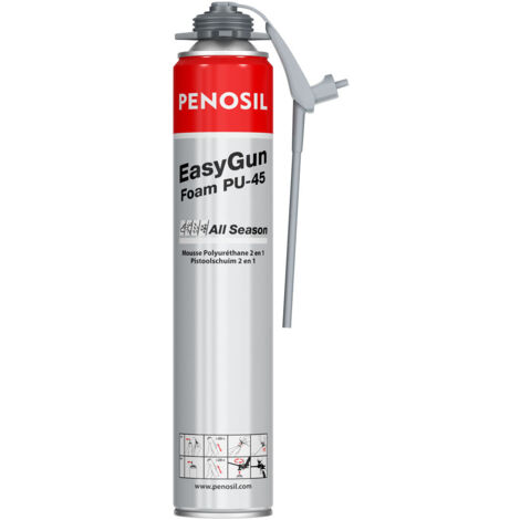 EasyGun PU-45 mousse PU, toutes saisons à usage manuel et pistolable - 750ml - PENOSIL