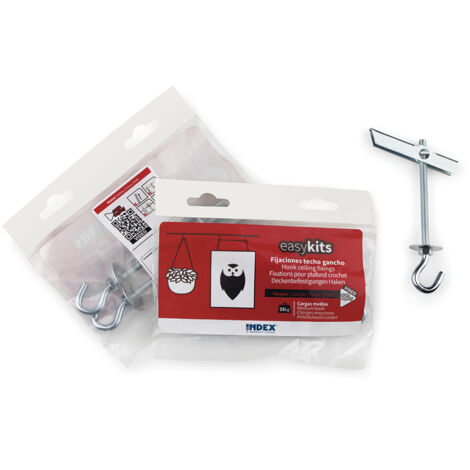 EASYKIT FIXATIONS PLAFOND CROCHET - CREUX EKHUEFTG ( 12 u.)