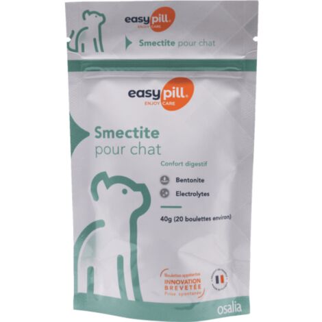 Easypill Smectite Compléments alimentaires anti-diarrhée pour chats - 40g