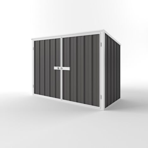 EasyShed - Abri métal multifonctions 2,02m2 Easy Bikerstore 2,08X0,97X1,50m - ESBS-2197-SG