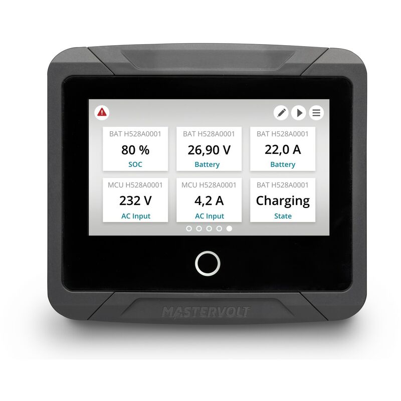 Mastervolt - EasyView 5 - Moniteur de système Masterview avec écrans favoris personnalisables pour visualiser toutes les informations