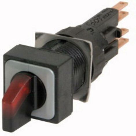 Eaton 040351 Q18LWK1R-RT Bouton sélecteur rouge 1 x 45 ° 1 pc(s) D78347