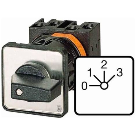 EATON 050716 STUFE INTERRUTTORE, CONTATTI: 3, 20 A, SCUDO ANTERIORE: 0 3 3 LIVELLI DI 45 GRADI, RASTEND, DA INCASSO