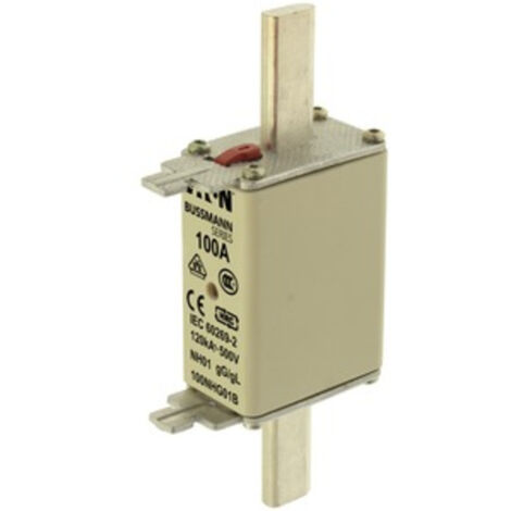 Eaton 100NHG01B NH-Sicherung mit mechanischer Sicherungsanzeige  Sicherungsgröße = 1  100 A  500 V 3