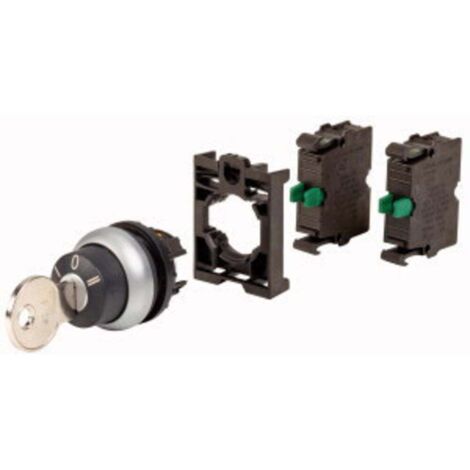 Eaton 110919 M22-WS3-2K10-BVP Interrupteur à clé collerette plastique clé noir 1 pc(s)