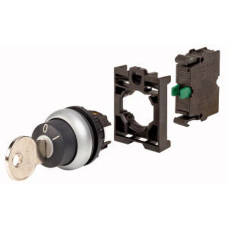 Eaton 110921 M22-WS-K10-BVP Schlüsseltaster Frontring Kunststoff Schlüssel Schwarz   1 St.