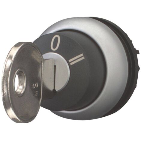 Eaton 111773 M22-WRS3-MS2 Pulsante a chiave Anello frontale in plastica Chiave Nero 1 pz.