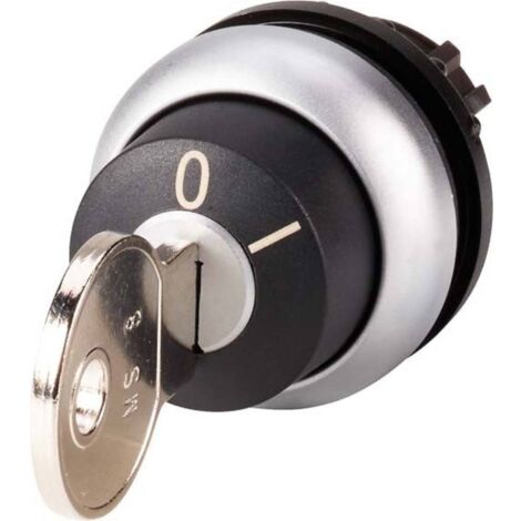 Eaton 111789 M22-WRS-MS8 Pulsante a chiave Anello frontale in plastica Chiave Nero 1 pz.