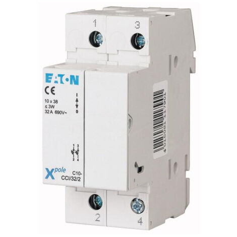 EATON 112232 Coupe circuit 10x38 2p (C10-CCI/32/2)