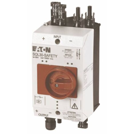 Eaton 144122 SOL30-SAFETY/2MC4-U(230V50HZ) Sezionatore DC per vigili del fuoco 1000 V 1 pz.