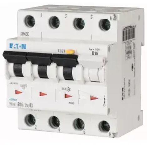 Eaton 170988 FI-Schutzschalter/Leitungsschutzschalter    4polig 16 A 0.03 A 415 V/AC