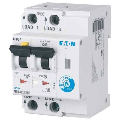 Eaton 187237 Disjoncteur contre l'incendie 2 pôles 40 A 0.03 A 230 V/AC 1 pc(s) S916071
