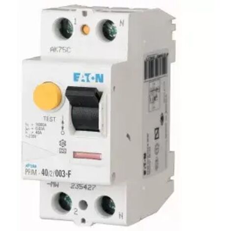 Eaton 187450 PFIM-40/2/003-G/F FI-Schutzschalter für Mischfrequenzen G/F    40 A 0.03 A 230 V
