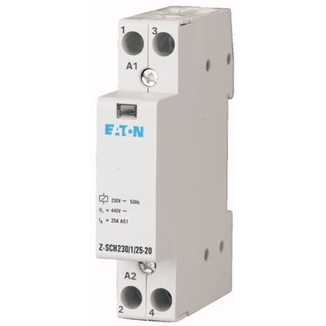 EATON 193887 CONTACTEUR D'INSTALLATION, 230 V, 25 A 193885