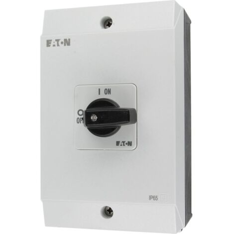 EATON 207320 INTERRUPTOR DE LEVA 32 A 1 X 90 GRIS, NEGRO 1 PZA(S)