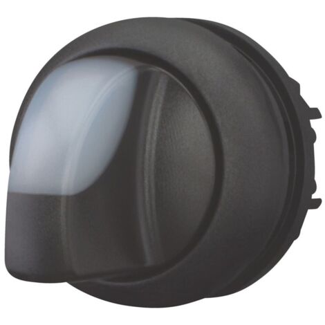 Eaton 216824 M22S-WRLK-W Wahltaste Frontring Kunststoff Knebel Schwarz   1 St.