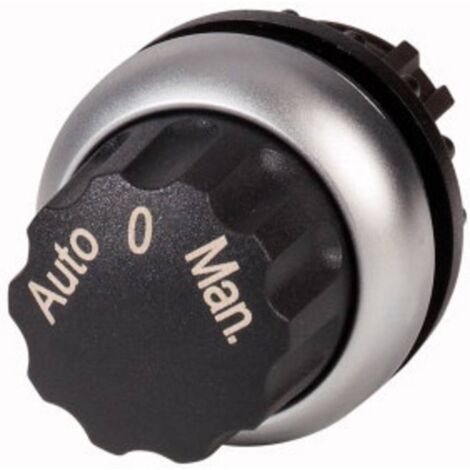 Eaton 226838 M22-WR3-X94 Interruttore Anello frontale in plastica Interruttore rotativo Nero 1 pz.