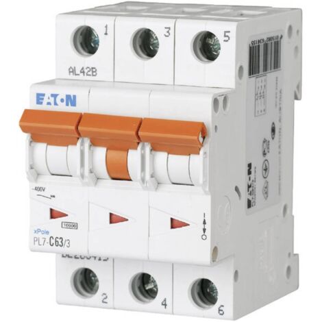 Eaton  236432 PXL-C63/3 Interruttore magnetotermico 3 poli 63 A 400 V/AC