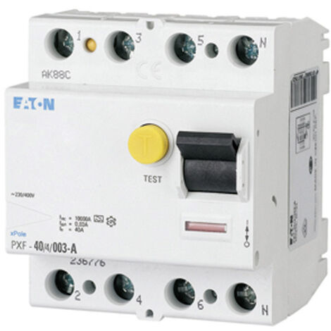Eaton 236776 PXF-40/4/003-A FI-Schutzschalter A 4polig 40 A 0.03 A 400 V