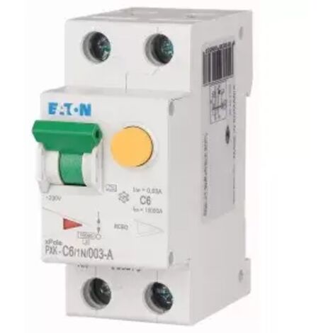 Eaton 236961 FI-Schutzschalter/Leitungsschutzschalter    2polig 6 A 0.03 A 240 V/AC