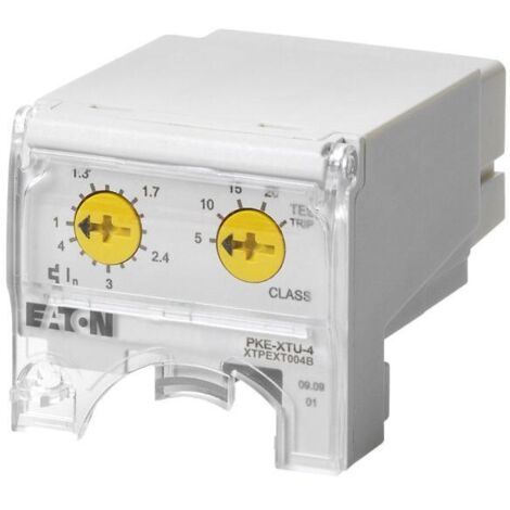 Eaton Blocco di sgancio, 1 - 4 A, protezione motore, collegamento a SmartWire-DT: no, utilizzabile per: unità base PKE12, unità base PKE32, 121724