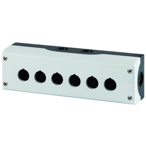 EATON Caja de superficie de plástico IP66, 6 posiciones de montaje, 216540