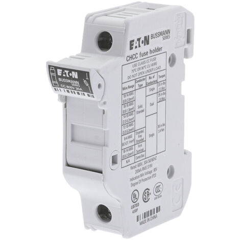 Eaton CHCC1DU Sicherungshalter 1phasig Passend für (Sicherungen) Feinsicherung 10.3 x 38 mm  1polig