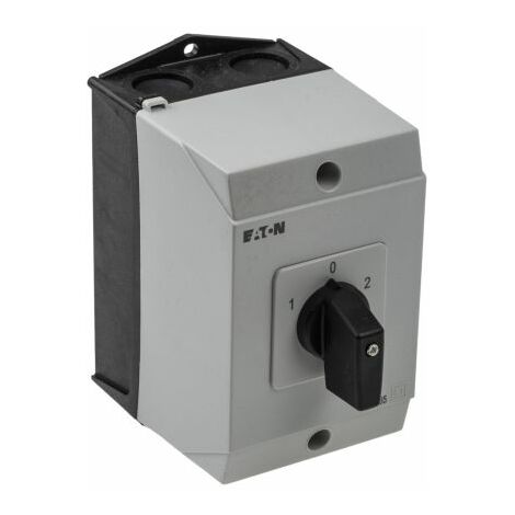 Eaton – Commutateur à cames 20 A 240 V dc 690 V c.a. – 3P – Indice de protection IP65 – 207123 - NOIR 1 PC