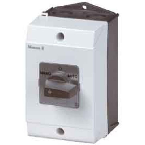 Eaton Commutateur inverseur, T0, 20 A, montage apparent, 3 unité(s) de construction, contacts: 5, 45 °, à impulsion, avec position 0, avec rappel bilatéral vers 0, 102, numéro de design 8228, 207125