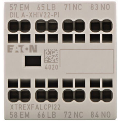 Eaton DILA-XHIV22-PI Hilfsschalterblock  2 Schließer, 2 Öffner   4 A    1 St.