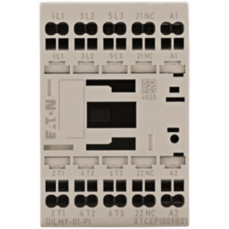 Eaton DILM9-01(230V50HZ,240V60HZ)-PI Leistungsschütz  3 Schließer 4 kW  9 A    1 St.