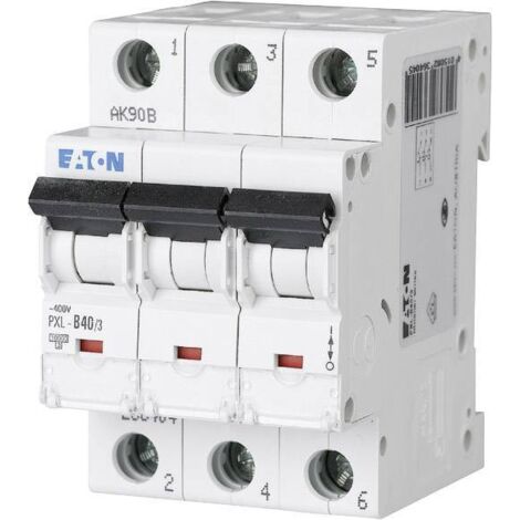 Eaton Disjoncteur (MCB), 40 A, 3p, caractéristique : B, 236404
