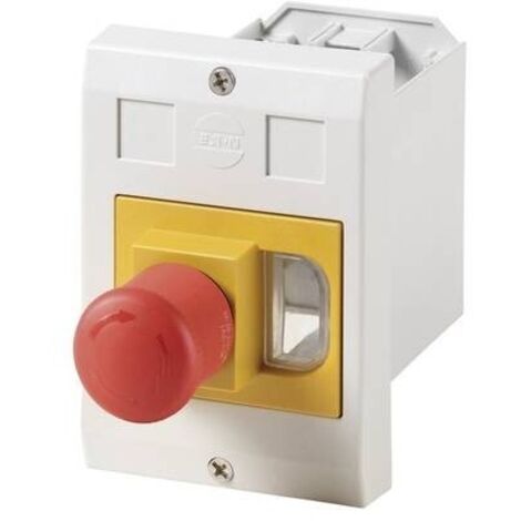 Eaton E-PKZ01-PVT 281636 Alloggiamento vuoto Incasso, con interruttore di emergenza (L x L x A) 129 x 90 x 176 mm Grigi