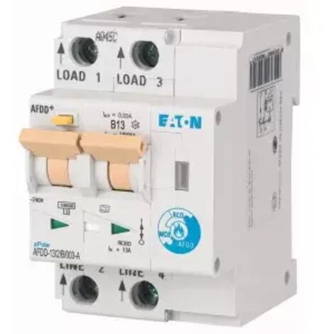 EATON Electric Brandschutzschalter AFDD-13/2/B/003-A B13A 2polig 0,03A TypA