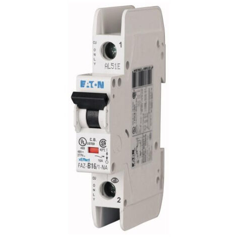 Eaton FAZ-B1/1-NA Disjoncteur monopolaire blanc Type B