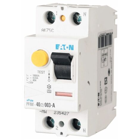 Eaton Fehlerstrom-Schutzschalter 25A 2P 30MA Typ AC 235390