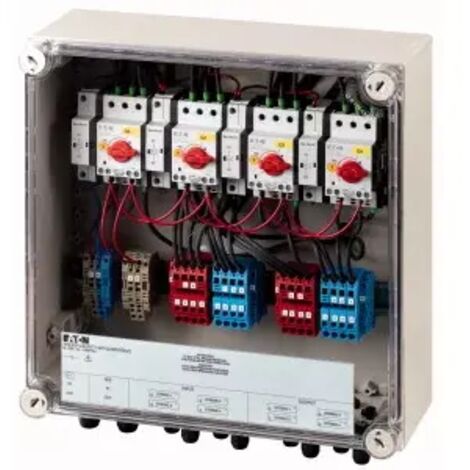 Eaton Feuerwehrschalter, für 4 Stränge, 30 A, MC4 168102