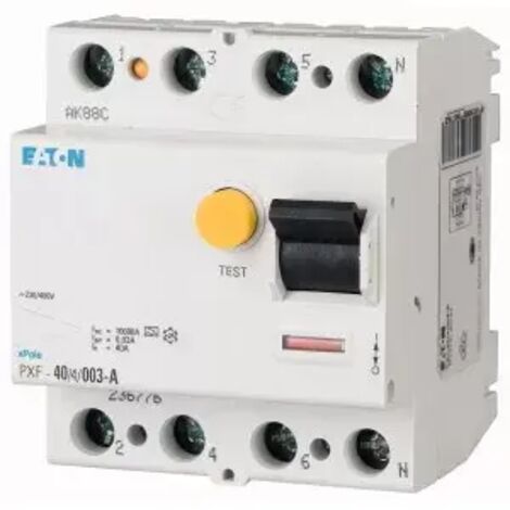 Eaton FI-Schalter, 40A, 4p, 500mA, Typ A 236779