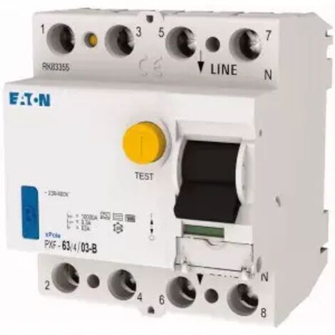 Eaton FI-Schalter, allstromsensitiv, 63 A, 4p, 300 mA, Typ B,  300303