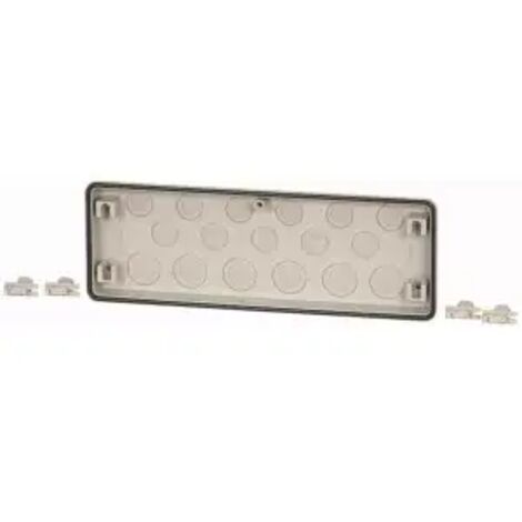 Eaton FL4-3 17236 Flanschplatte mit Vorprägung (L x B x H) 23 x 329 x 116 mm  Grau 1 St.